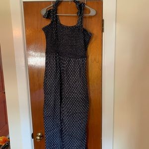 Size Large Navy Blue Romper